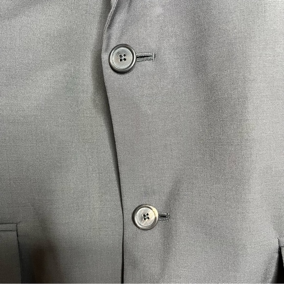 Jil Sander Men Blazer Jacket 52 Gray Wool Mohair‎ Black Label Made in Italy XL - Picture 5 of 15